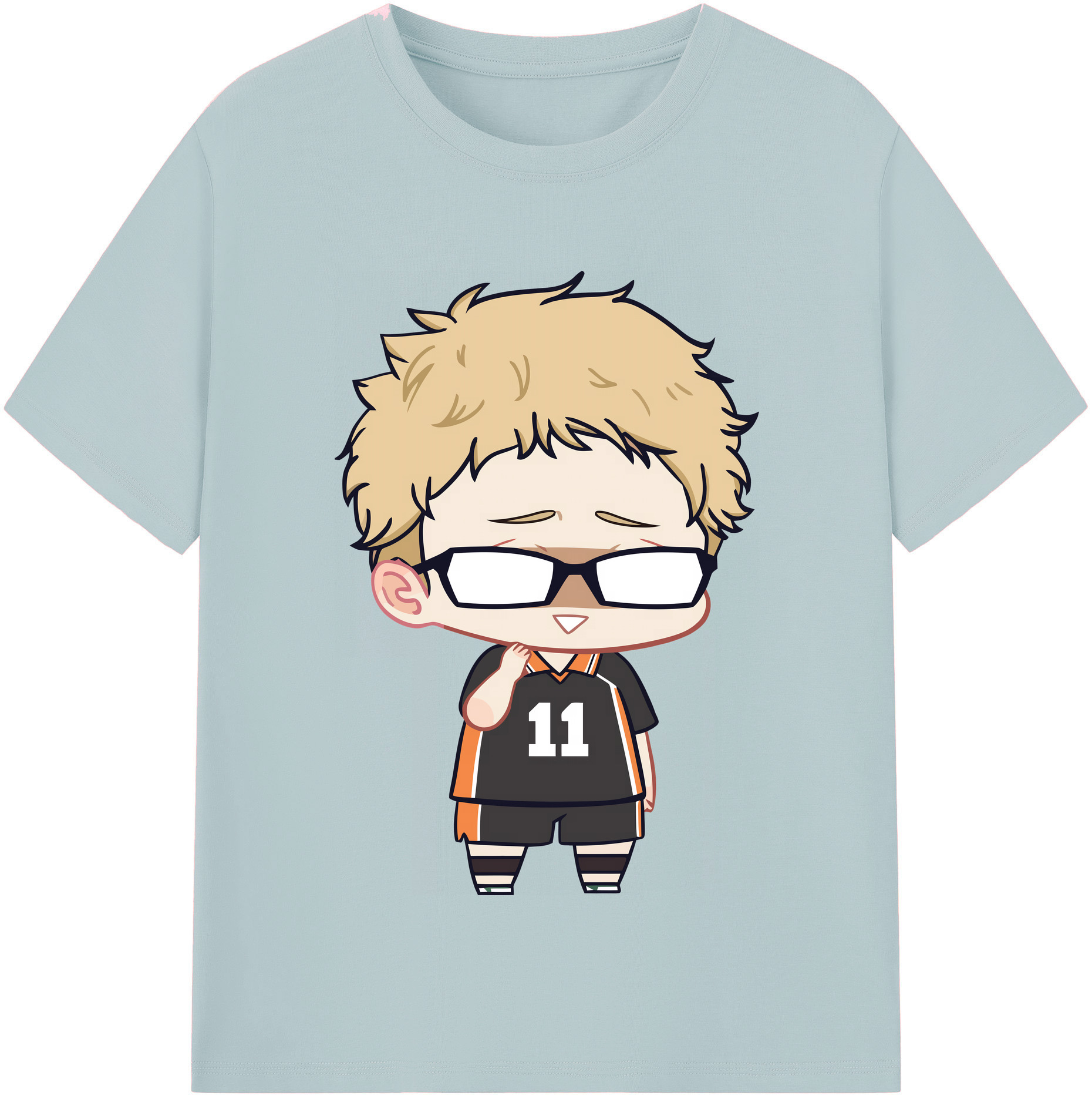 （画像用） ハイキュー!! Haikyu!! 綿100％半袖Tシャツ（フロントプリント）